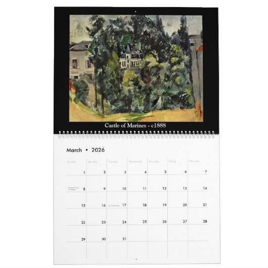 Calendrier Paul Cezanne Volume 2 (Mar 2026)