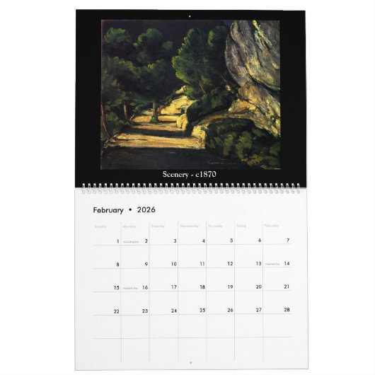 Calendrier Paul Cezanne Volume 2 (Feb 2026)