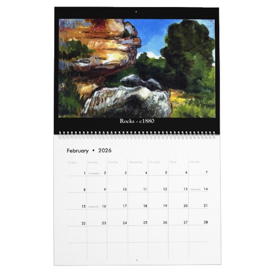 Calendrier Paul Cezanne Volume 3 (Feb 2026)