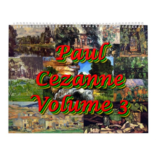 Calendrier Paul Cezanne Volume 3 (Protection)