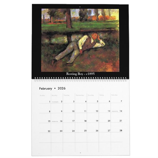 Calendrier Paul Cezanne Volume 4 (Feb 2026)