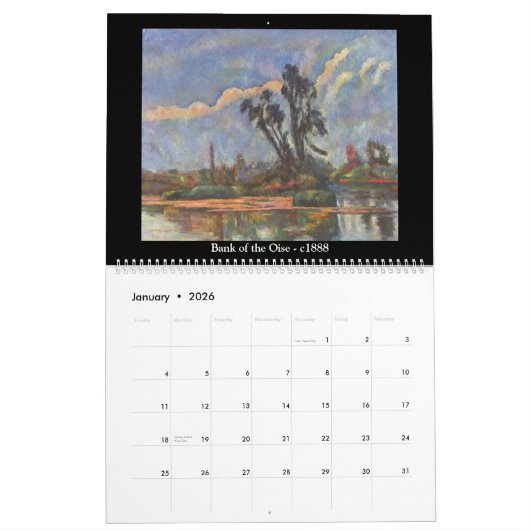 Calendrier Paul Cezanne Volume 4 (Jan 2026)