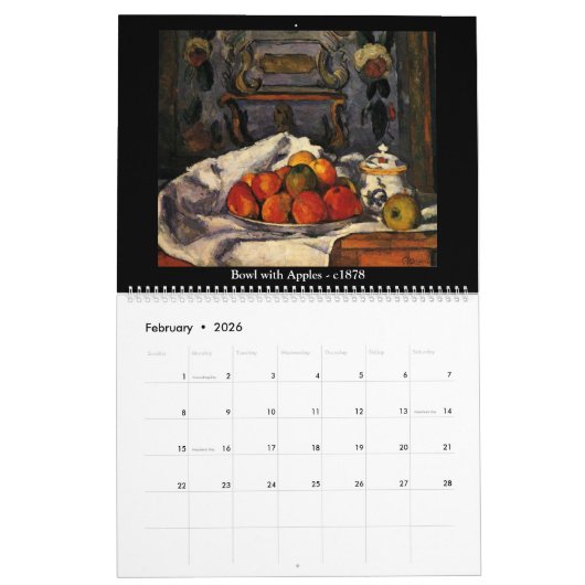 Calendrier Paul Cezanne Volume 6 (Feb 2026)