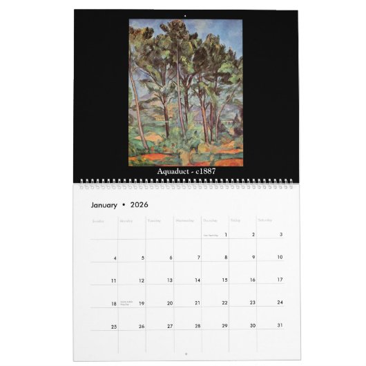 Calendrier Paul Cezanne Volume 6 (Jan 2026)