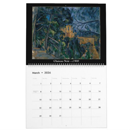 Calendrier Paul Cezanne Volume 7 (Mar 2026)