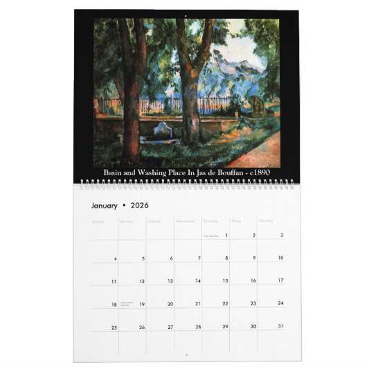 Calendrier Paul Cezanne Volume 7 (Jan 2026)