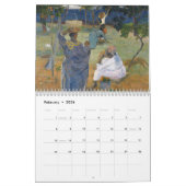 Calendrier Paul Gauguin Landscapes And Still Life Paintings (Feb 2026)