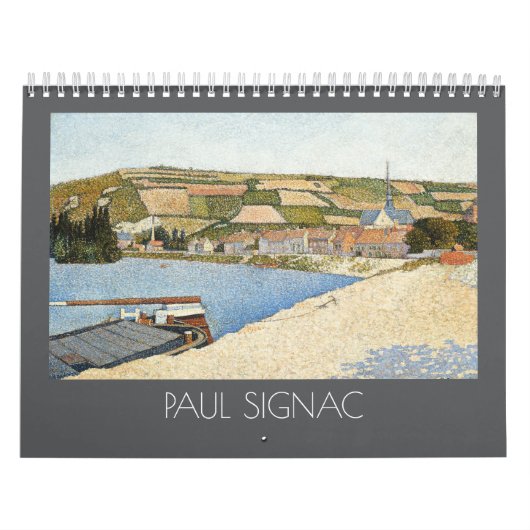 Calendrier Paul Signac Fine Art Pointilism Paintings (Protection)