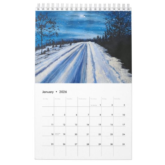 Calendrier Paula Soper Fine Art 2022 (Jan 2026)
