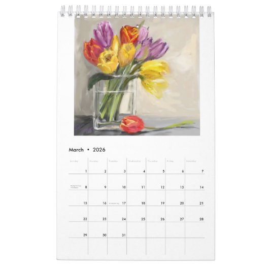 Calendrier Paula Soper Fine Art 2022 (Mar 2026)
