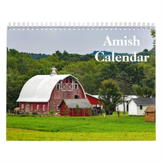 Calendrier Pays Amish 2025 (Protection)