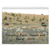 Calendrier Pays, ferme, ranch et rural - 2012 (Protection)