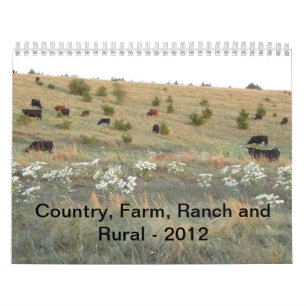 Calendrier Pays, ferme, ranch et rural - 2012