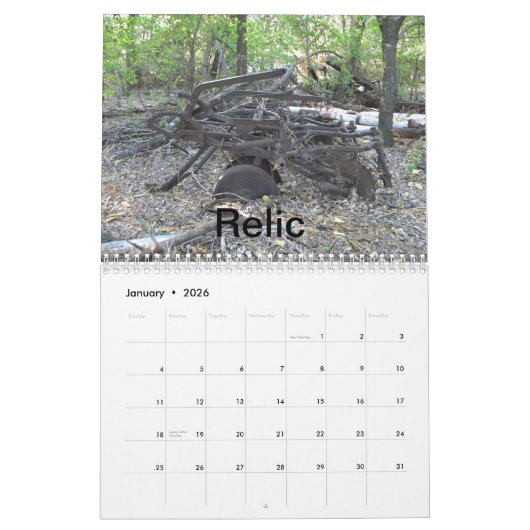 Calendrier Pays, ferme, ranch et rural - 2012 (Jan 2026)