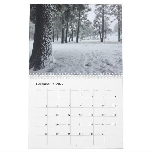 Calendrier Paysage (Dec 2027)
