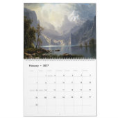 Calendrier Paysage américain en art Vintage (Feb 2027)