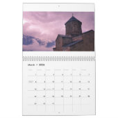 Calendrier Paysage architectural de Georgia Tbilisi Borjomi (Mar 2026)