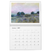 Calendrier Paysage Art Abstrait peinture originale 202X (Jan 2027)