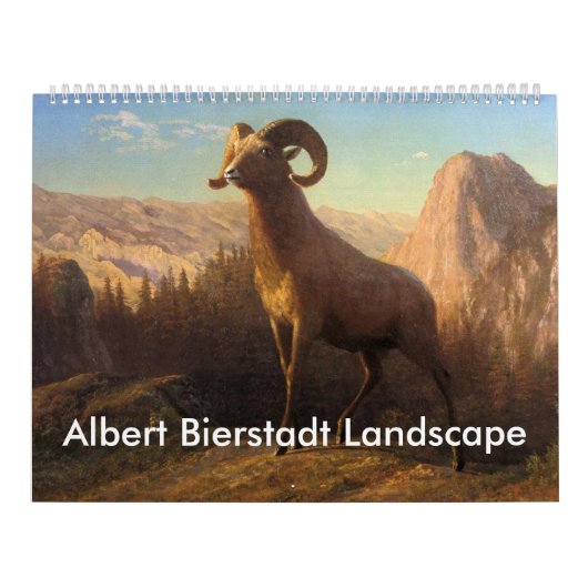 Calendrier Paysage d'Albert Bierstadt (Protection)
