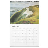 Calendrier Paysage d'Angleterre vintage, Retro (Mar 2027)