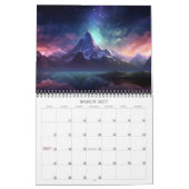 Calendrier Paysage de l'espace extérieur de science-fiction A (Mar 2027)