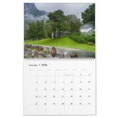Calendrier Paysage de Norvège (Jan 2026)