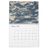 Calendrier Paysage de peinture à l'huile au Japon (Feb 2026)