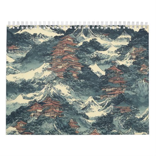 Calendrier Paysage de peinture à l'huile au Japon (Protection)