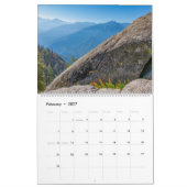 Calendrier Paysage du Parc national de Sequoia (Feb 2027)