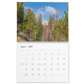 Calendrier Paysage du Parc national de Sequoia (Mar 2027)