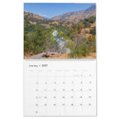 Calendrier Paysage du Parc national de Sequoia (Jan 2027)