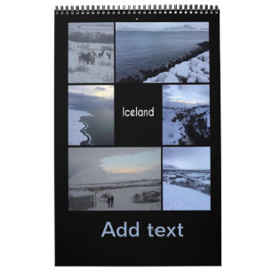 Calendrier Paysage hivernal islandais