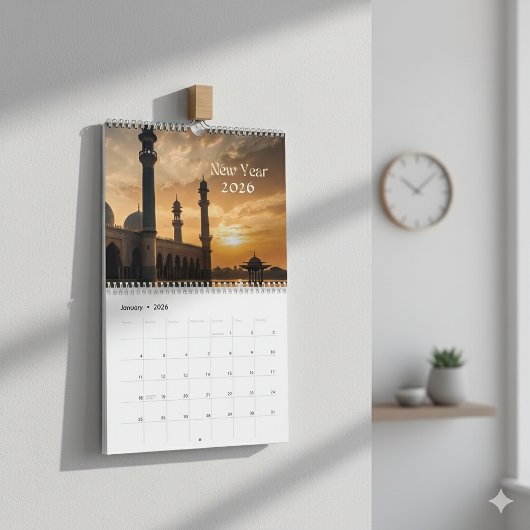 Calendrier Paysage Islamique 2026