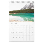 Calendrier Paysage montagnard Petit, Blanc (Mar 2027)