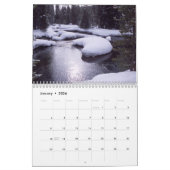 Calendrier Paysage naturel de Yellowstone USA Mois (Jan 2026)