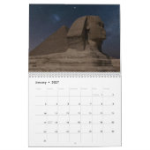 Calendrier Paysage Pyramides Sphinx Pharaon Égypte antique (Jan 2027)