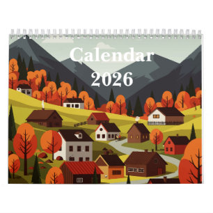 Calendrier Paysage rural pittoresque