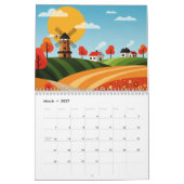 Calendrier Paysage rural pittoresque (Mar 2027)