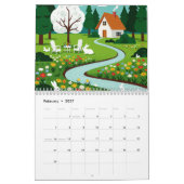 Calendrier Paysage rural pittoresque (Feb 2027)