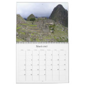 Calendrier paysages d'amérique du sud 2025 (avec emplacements (Mar 2027)