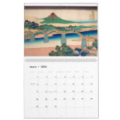 Calendrier Paysages de 12 mois par Katsushika Hokusai (Mar 2026)
