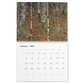 Calendrier Paysages de Gustav Klimt (Feb 2026)