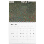 Calendrier Paysages de Gustav Klimt (Mar 2027)