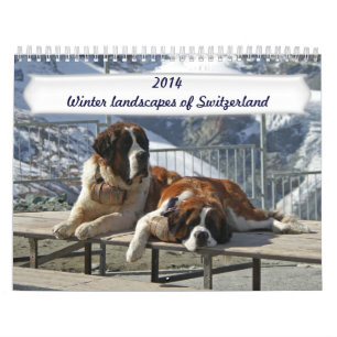 Calendrier Paysages d'hiver de la Suisse