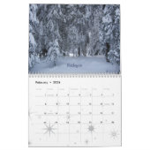 Calendrier Paysages d'hiver de la Suisse (Feb 2026)