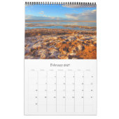Calendrier paysages du désert d'Atacama (Feb 2027)