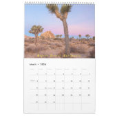 Calendrier Paysages du désert du sud-ouest américain (Mar 2026)