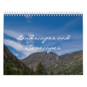 Calendrier Paysages et paysages marins 2015 (Protection)