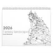 Calendrier Paysages Fantastiques (Protection)