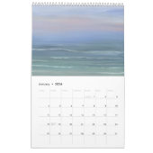 Calendrier Paysages marins Misquamicut (Jan 2026)